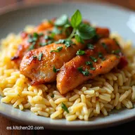 Arroz con Pollo Ib&eacute;rico Receta de Fiesta que Enamora