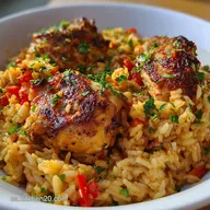 Recetas de Comida: Arroz con Pollo Jugoso en 75 Minutos