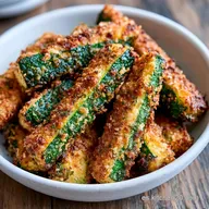 Bastones De Calabacín En Airfryer Crujientes