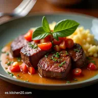 Bistec con Pimienta Casero La Receta del Chef en 30 Minutos
