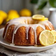 Receta de Bizcocho de Lim&oacute;n Casero para 10 Raciones