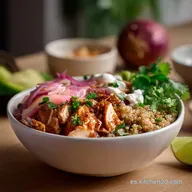 Comida saludable: Bol Pibil de Pollo nutritivo y r&aacute;pido