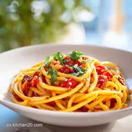 Bucatini a la Amatriciana en 30 Minutos para 4 Servings
