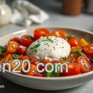 Burrata Mediterr&aacute;nea: &iexcl;Un Fest&iacute;n de Sabores Italianos!