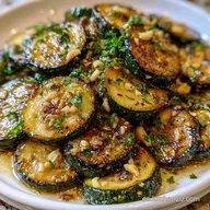 Calabac&iacute;n Salteado Con Ajo En 15 Minutos