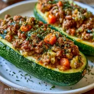 Calabacines Rellenos Con Thermomix con Carne