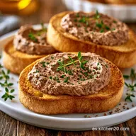 Canapés De Paté Con Hígado De Pollo