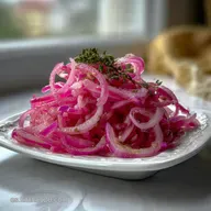 Pickled Red Onions: Crujido y Acidez en 15 Minutos