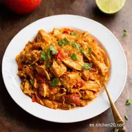 Chicken Tinga Spicy Chipotle Receta F&aacute;cil y Sabrosa