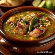 Chili Verde: Guiso Cl&aacute;sico de Cerdo (Chile Verde) que se Deshace