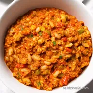 Jambalaya Creole Aut&eacute;ntico Receta F&aacute;cil de Nueva Orleans