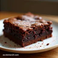 Brownie de Chocolate El Mejor Receta F&aacute;cil y Fudgy