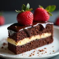 Pastel de Chocolate Capas Receta H&uacute;meda con Ganache