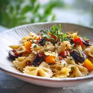 Ensalada de pasta F&aacute;cil en 18 Minutos, Mediterr&aacute;nea y Refrescante