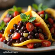 Receta Ensalada de Frijoles Negros con Mango y Vinagreta C&iacute;trica