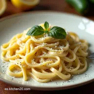 Fettuccine Alfredo Aut&eacute;ntico Salsa Cremosa Italiana Sin Nata