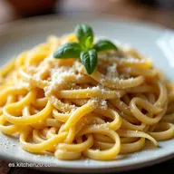 Receta Fettuccine Alfredo Cremoso El Cl&aacute;sico Original Italiano