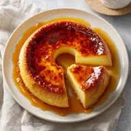 Flan de Queso Receta para 10 Porciones