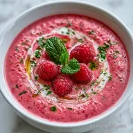 Gazpacho De Frambuesas Saludable: Fresco Y Natural