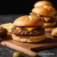 La Mejor Receta de Hamburguesas Caseras Jugosas y F&aacute;ciles