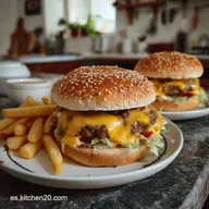 Double Cheeseburgers and French Fries: La Receta Gourmet Casera