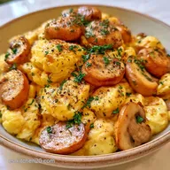 Huevos Revueltos Champiñones: 12 Minutos
