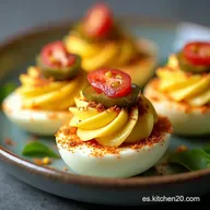 Keto Jalape&ntilde;o Popper Deviled Eggs Una Fiesta Picante