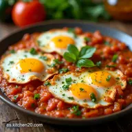 Menemen Aut&eacute;ntico Huevos Revueltos Turcos con Pimientos