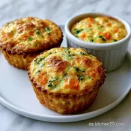 Mini Quiches Verduras Queso en 45 Minutos