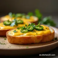 Receta de Pan de Horno Holand&eacute;s con Jalape&ntilde;o y Cheddar F&aacute;cil y Crujiente