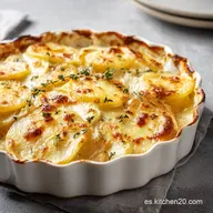 Papas Gratinadas Cremosas para 4 Personas