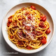 Pasta a la Amatriciana para 4 Personas con Guanciale