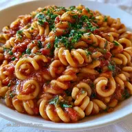 Pasta Con Tomate Casera Para 4 Personas