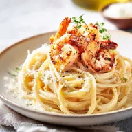 Pasta Cremosa de Camarones al Ajo: 6 Pax