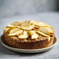 Pastel de Manzana con Harina de Avena