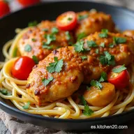 Pollo al Ajillo de la Abuela Receta F&aacute;cil y Deliciosa