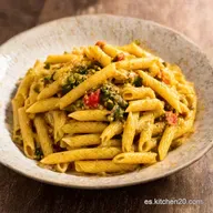 Rasta Pasta con Jerk Mi Secreto Caribe&ntilde;o