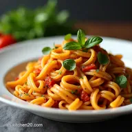 Rasta Pasta Explosi&oacute;n Caribe&ntilde;a Receta F&aacute;cil y Picante