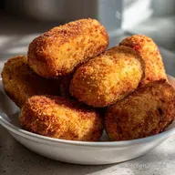 Receta Croquetas de Pollo Cremosas y Jugosas