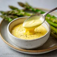 Salsa Holandesa Receta: Emulsi&oacute;n Sedosa para 4