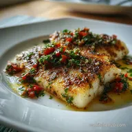 Rodaballo al Horno F&aacute;cil con Patatas