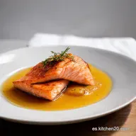 Mi Secreto Salm&oacute;n al Horno Miel Jugoso y F&aacute;cil
