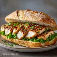 S&aacute;ndwich de Pollo: Crujiente para 4
