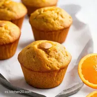 Muffins Caseros F&aacute;ciles Receta de Naranja y Almendras