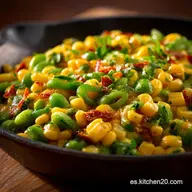 Succotash: El plato cl&aacute;sico americano m&aacute;s cremoso en 30 minutos