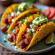 Tacos de Chorizo So&ntilde;ados Desayuno Mexicano F&aacute;cil