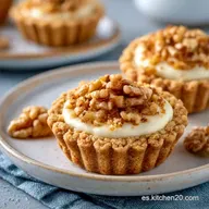 Tartaletas De Queso Crema Y Nueces