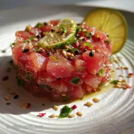 Tartar de Fuet Receta: Tapa Vanguardista