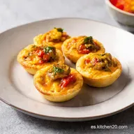 Tartitas Queso Cabra Pimientos Caramelizados Que Enamoran