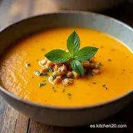 Sopa de Calabaza Casera La Mejor Receta de Oto&ntilde;o